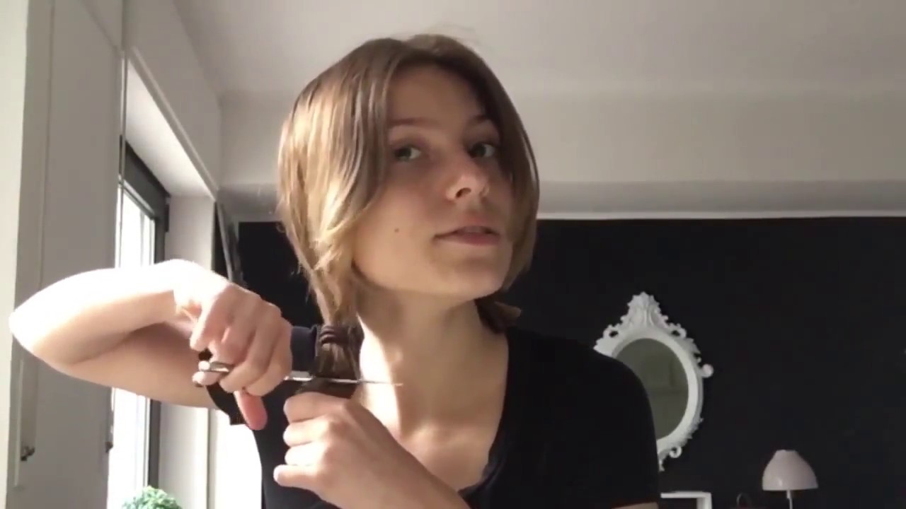 Bob Haircut Diy Youtube