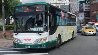 「三重客運 」966副線 往林口轉運站 FAB-735 2022年8月11日攝