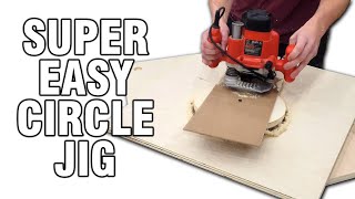 How to Make a Super Simple Circle Cutting Jig for Your Router