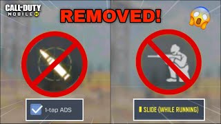THESE 2 FEATURES SECRETLY REMOVED FROM CODM...😱🤯