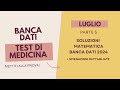 Soluzioni banca dati medicina matematica luglio 2024 Parte 5