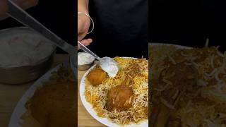 Chicken Layered Biryani #shorts #food #cooking #chicken #biryani #asmr #nonveg #indianasmrworld