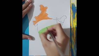 India map drawing/My India/Kanishka's Creative Channel/#drawing #india #creative