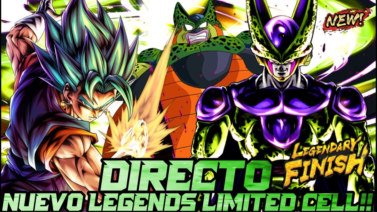 DRAGON BALL LEGENDS DIRECTO ¡¡NUEVO LEGENDS LIMITED PERFECT CELL!! GRAN ...