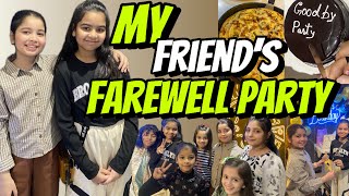 Aayat Arif || My Friend’s Farewell Party || vlog