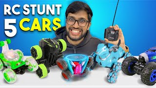 5 RC STUNT CARS TESTING !