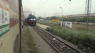 12171 Mumbai LTT - Haridwar AC Exp speeds through Bamanheri