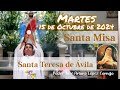 ✅ MISA DE HOY martes 15 de Octubre 2024 - Padre Arturo Cornejo