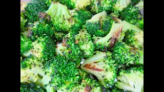 Roasted BROCCOLI in 7-minutes | DIY for Beginners