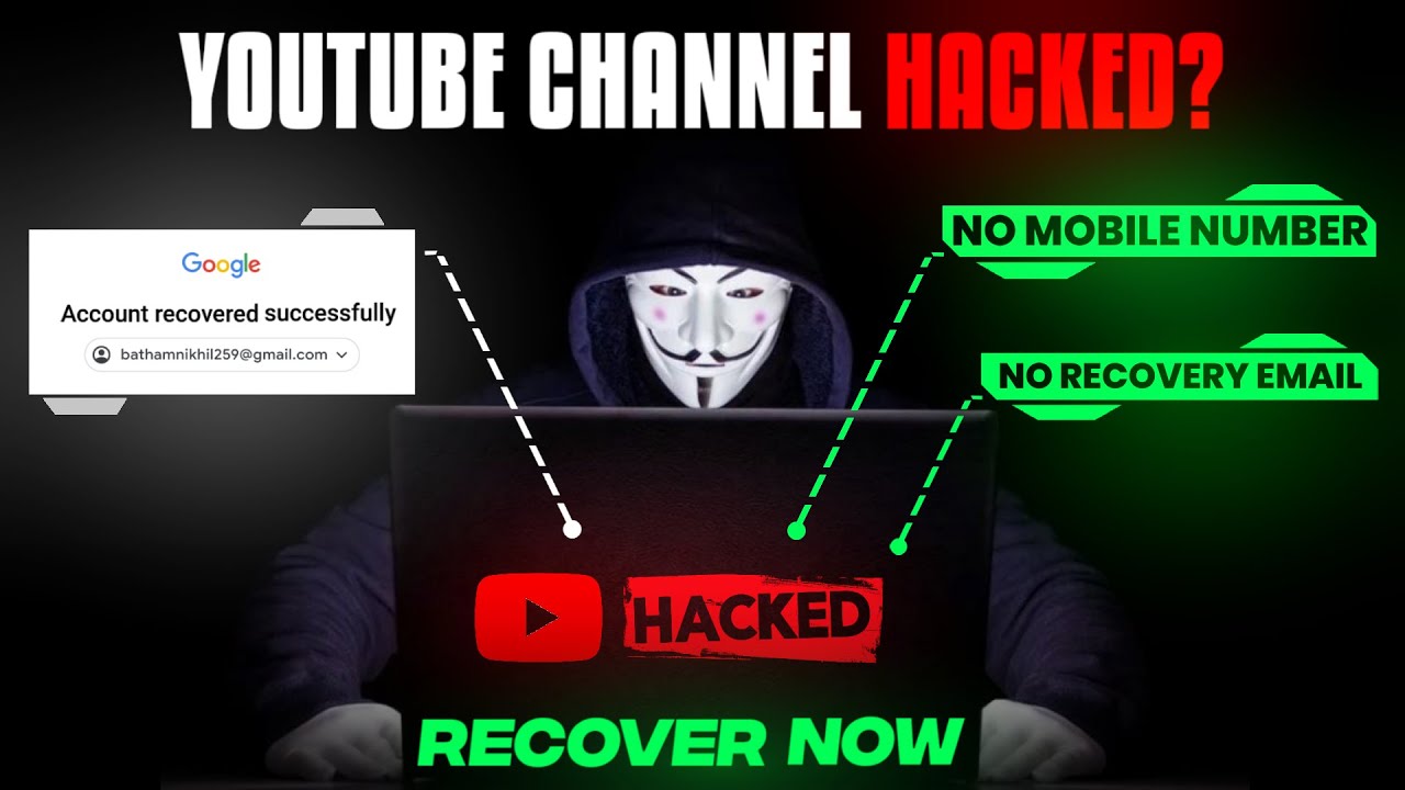 How To Recover Hacked Gmail Account And Youtube Channel | Hacked Google ...