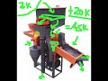 Mini Rice Mill with Dirt Separator or Destoner