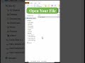 How to recover an unsaved file in Excel | #shorts