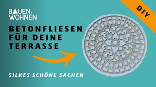 DIY: Betonfliesen für die Terrasse selbst machen