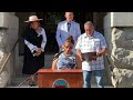 ecuador’s independence day celebrated with flag raising at city hall