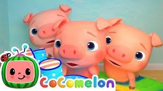 Three Little Pigs Song! | CoComelon Furry Friends | Animals for Kids