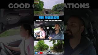 Mini Roundabout good observations #driving #drivinginstructor #drivingschool