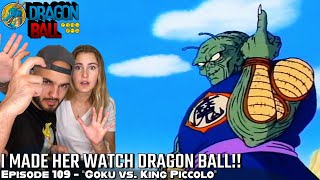 GOKU VS KING PICCOLO!!! 🐉🔥 Girlfriend's Reaction Original DB Episode 109