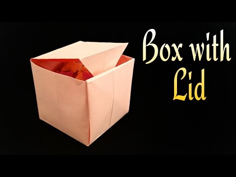 How To Make A Paper Origami Gift Box How To Cover A Box
