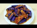 Terong balado ala keluarga dan cara goreng terong agar tetap ungu