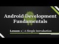 Android Development Tutorial (The Fundamentals P1)
