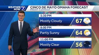 Mainly cloudy, more mild Friday