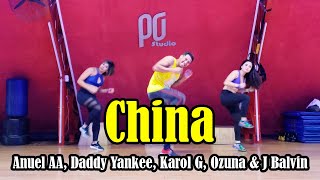 China - Anuel AA, Daddy Yankee, Karol G, Ozuna & J Balvin / zumba / Choreography / Carlos safary