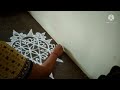 simple best rangoli special kolam 5*3 flower kolam sankranti chukka muggulu