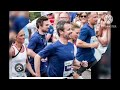 crown princess mary of denmark takes part in royal run in nyborg with frederik and their children