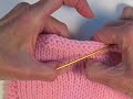 how to fix a snag in knitting