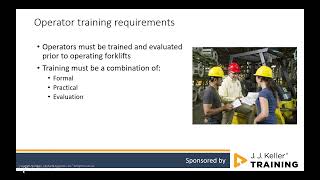 Webinar: Forklift Compliance: Inspection Requirements, Training and FAQs