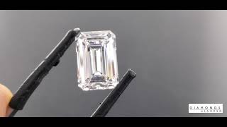 Lab Grown 5.02ct E/VS2 Emerald Cut Diamond R9846