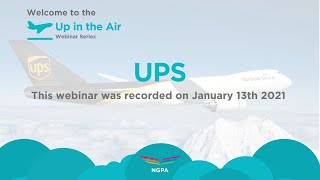 Up in the Air with UPS Webinar