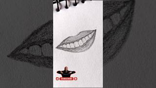 Easy way to draw teeth😱 Wow Art😃🌈 #subscribe #art #shorts #artstyle #viralvideo #trending #ytshorts