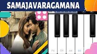 Samajavaragamana song | Piano notes |Ala Vaikunthapurramuloo|perfect piano |GarageBand|WalkBand|