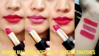 MyGlamm x Manish Malhotra Soft Matte Lipstick Swatches | Lipstick Review | K Lifestyle