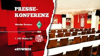 Pressekonferenz vor dem Spiel bei Werder Bremen | #SVWM05 | 1. FSV Mainz 05