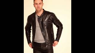 Blouson cuir mode Arma Guy Sheep Enzyme washed noir