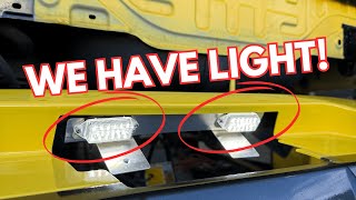 Bumper Removal & New LED License Plate Lighting!