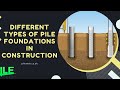 Pile foundations - When to use a pile foundation on structures.