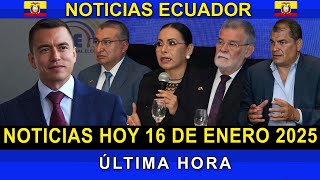 NOTICIAS ECUADOR: HOY 15 DE ENERO 2025 ÚLTIMA HORA #Ecuador #EnVivo