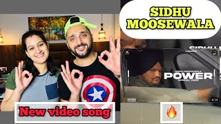Power (Full video) Sidhu Moose wala| The Kidd |Sukh Sanghera|Moosetape| REACTION! #power
