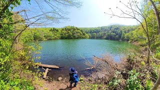 半月湖　橇追山　フラワートレッキングツアー　ショートムービー　2023年5月17日