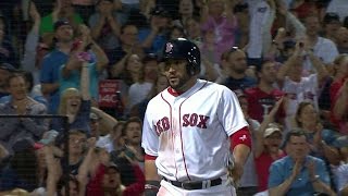 CWS@BOS: Bogaerts plates Leon with an infield single