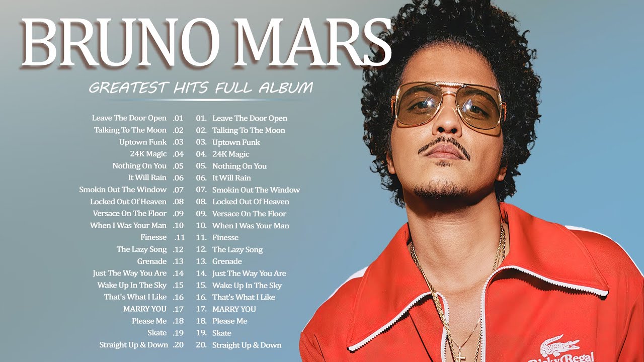 Best Of Bruno Mars Playlist - Bruno Mars Greatest Hits Full Album 2022 ...