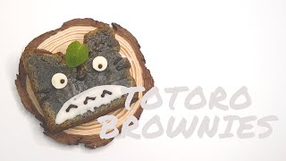 (ENG) 고소하고 쫀득한 토토로 흑임자 브라우니 ! | How to make ToToRo Black Sesame Brownies!