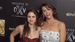 Amy Landecker \u0026 Kelsey Reinhardt arrives at Art Directors Guild Awards 2016 Red Carpet