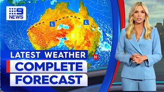 Australia Weather Update: Rainfall and possible storms | 9 News Australia