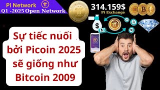 Pi Network - Sự tiếc nuối bởi Picoin 2025 sẽ giống như Bitcoin 2009!