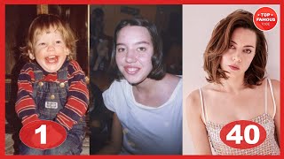 Aubrey Plaza ⭐ Transformation From 1 To 40 Years Old