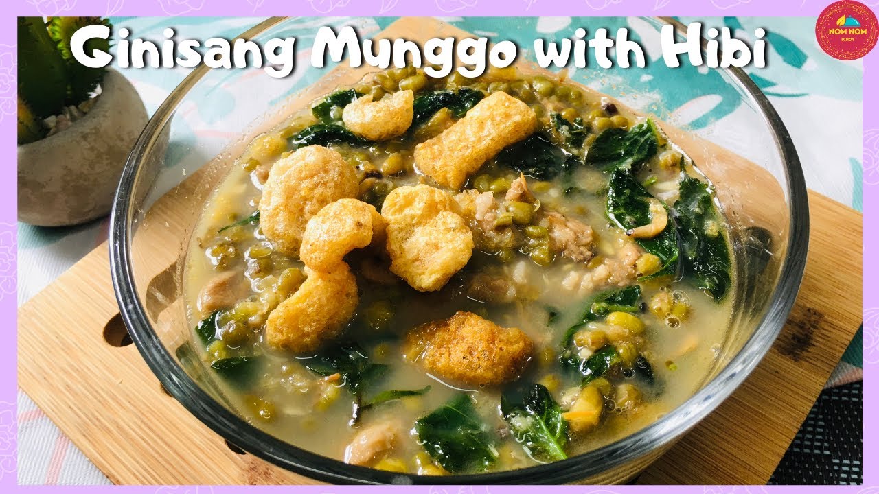 Ginisang Munggo With Hibi And Chicharon! (Sauteed Mung Beans With Dried ...